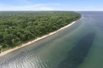 The beautiful coast of Lake Michigan in Douglas 